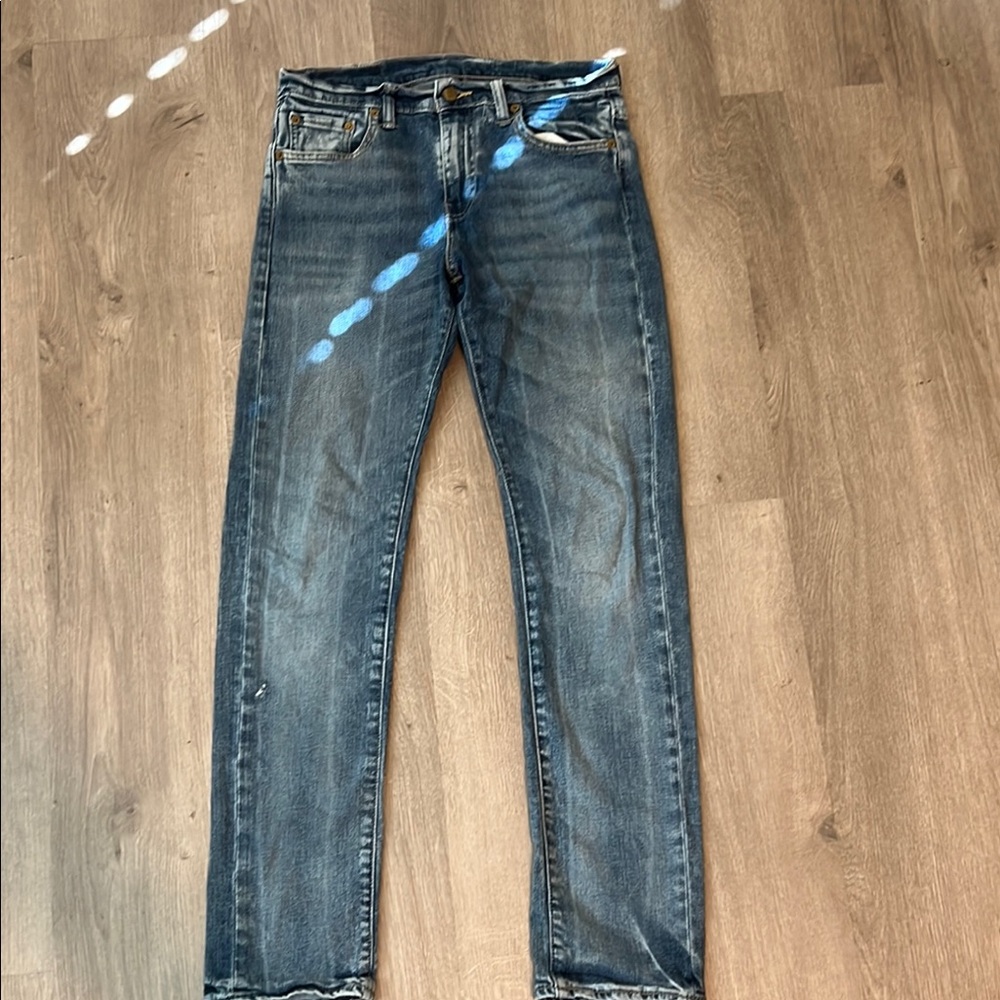 Levi's Blue Slim Jeans with Vintage-Inspired Wash